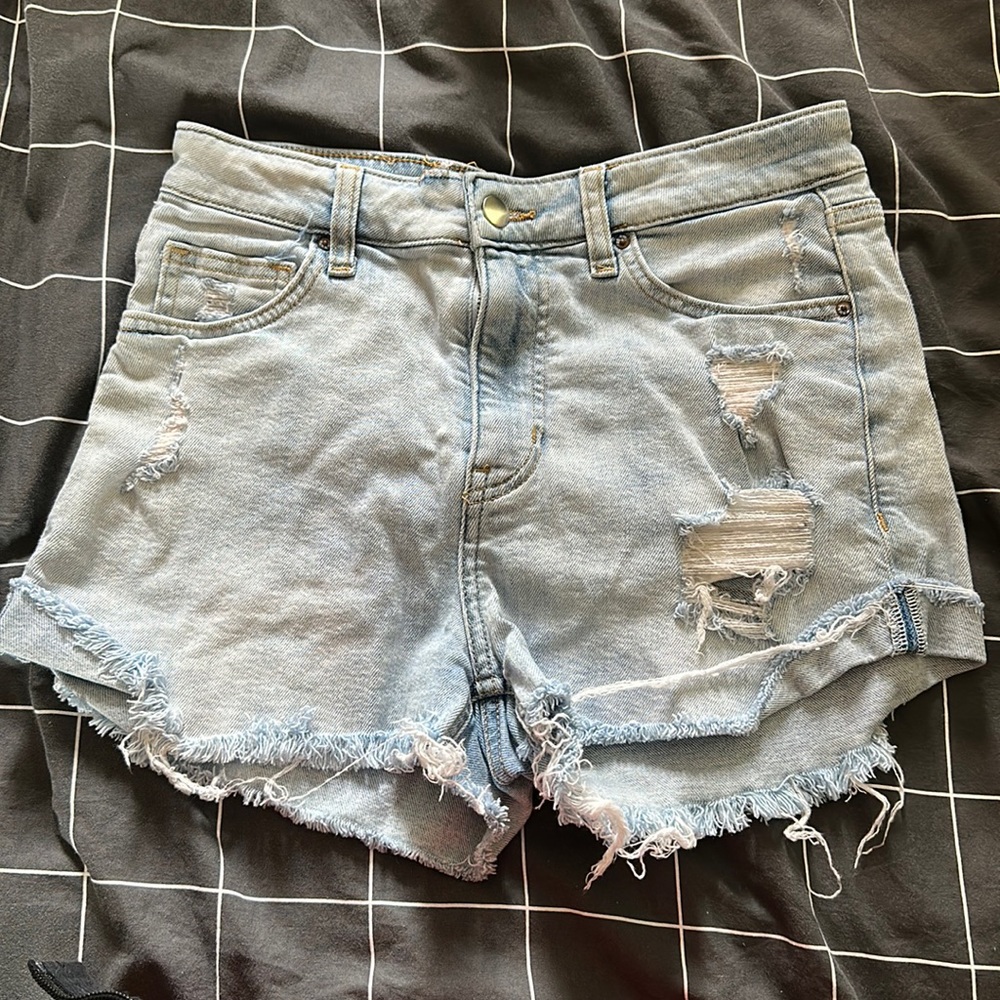 Denim shorts